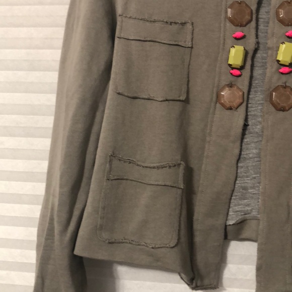 Alysi cropped cotton sweater - Picture 3 of 4